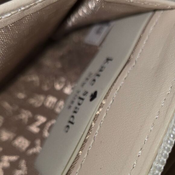 Kate Spade Ligth Gray And Silvet Wristlet - Picture 6 of 13